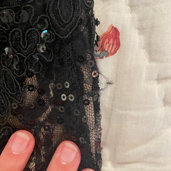 Beautiful black sequin prom/black tie dress - Picture 8 of 8